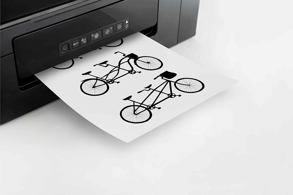 "Tandem Drawing - Ride into style with our trio of tandem bicycle download prints, each showcasing unique designs."