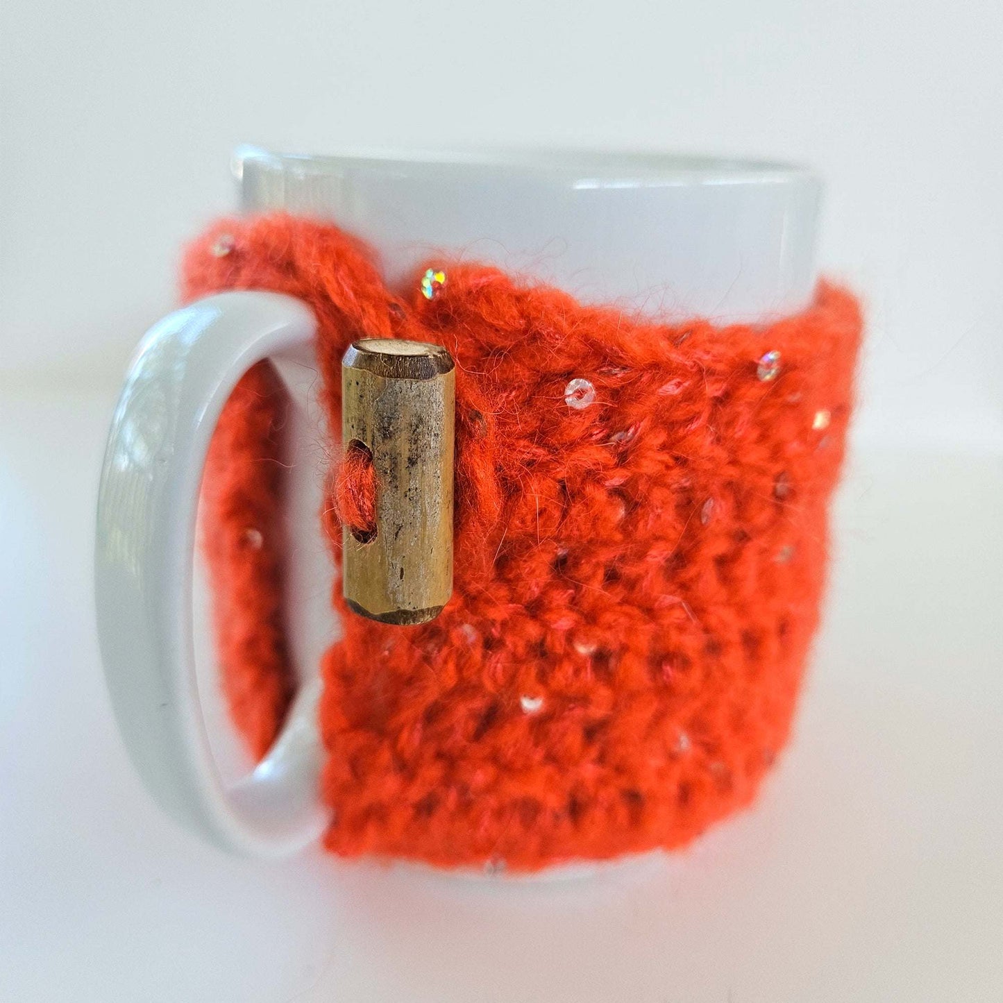 Cozy Mug - Handmade Crochet Cover - Coffee Tea decoration - Kitchen decor