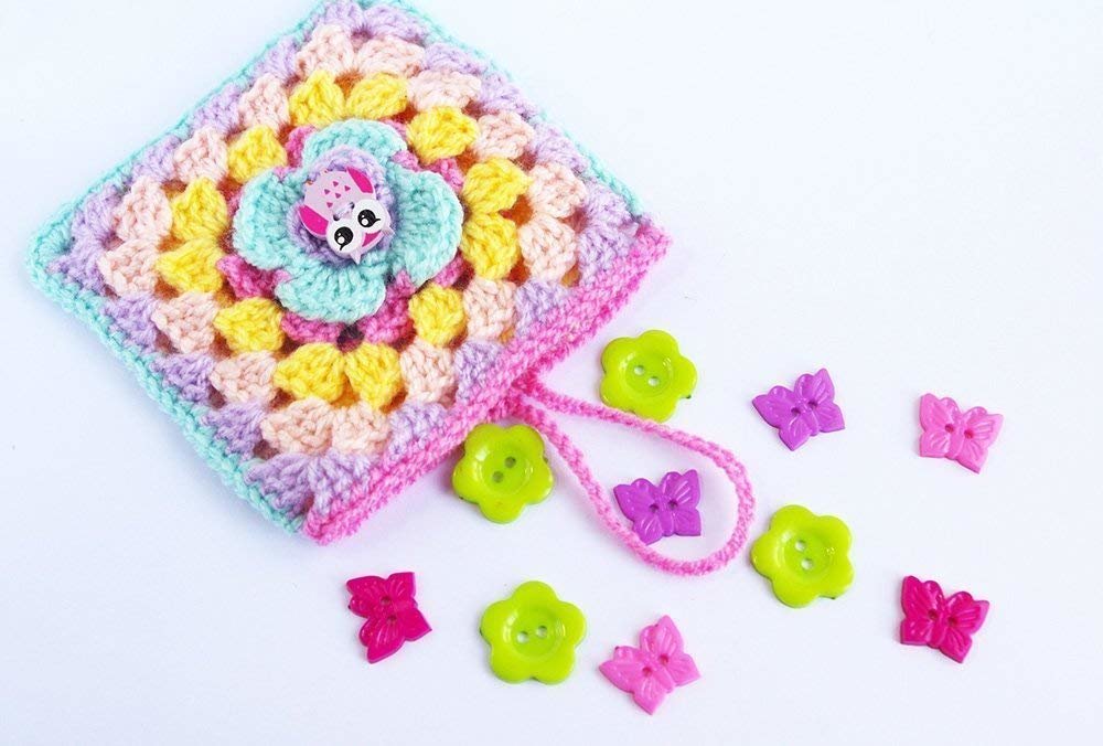 "Embrace the cuteness overload with our CocoFlower-designed Crochet Pouch – perfect for owl lovers of all ages."