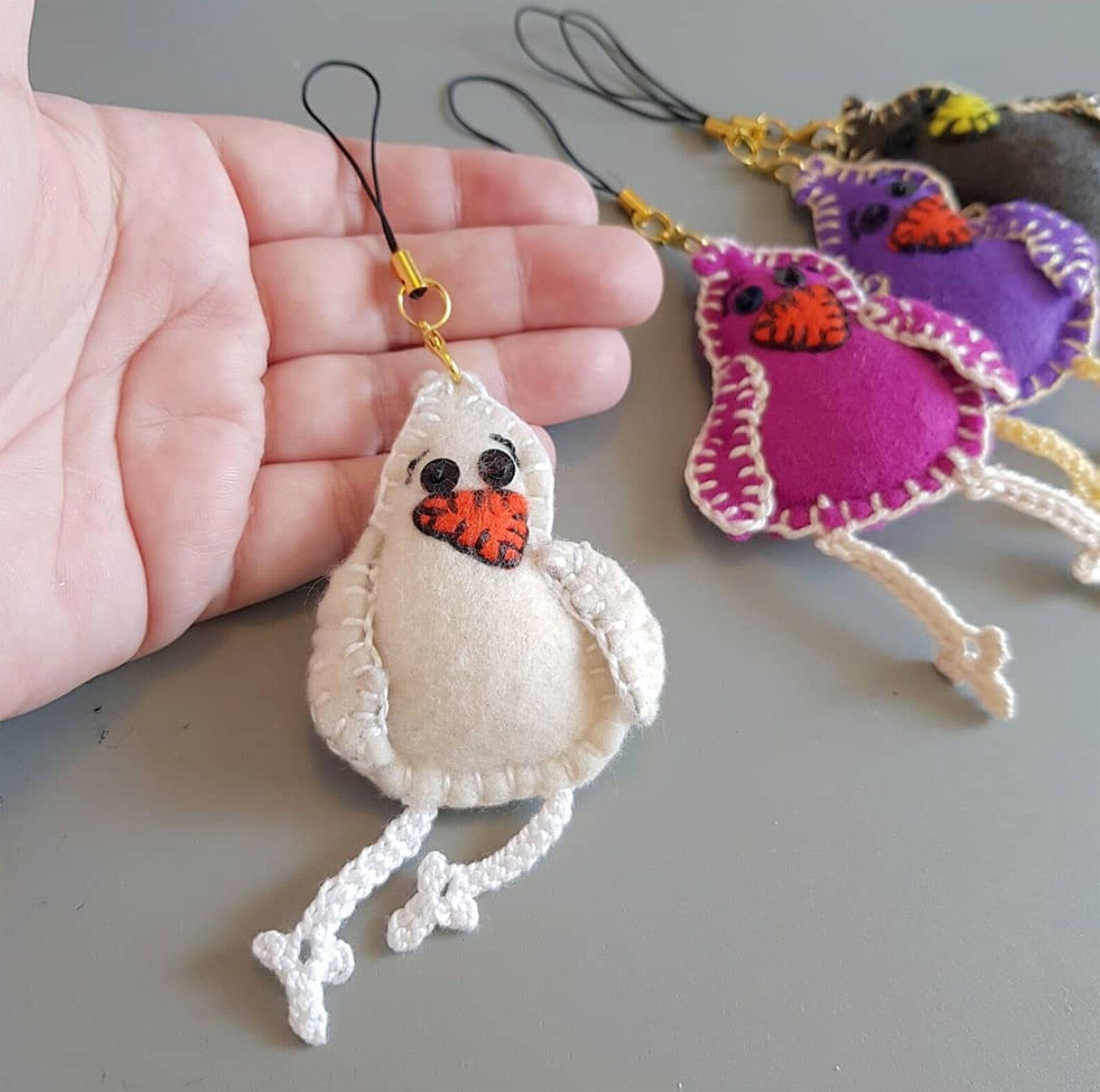 "Share the love of nature with CocoFlower's delightful Felt Bird companion."
