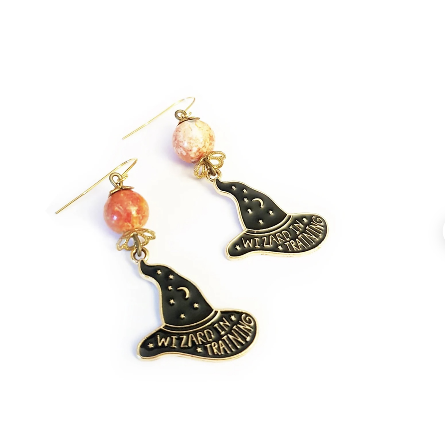HALLOWEEN - Wizard in training - Witch Hat earrings