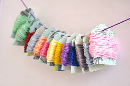 DIY Paper Craft: Say Goodbye to Tangled Embroidery Floss!