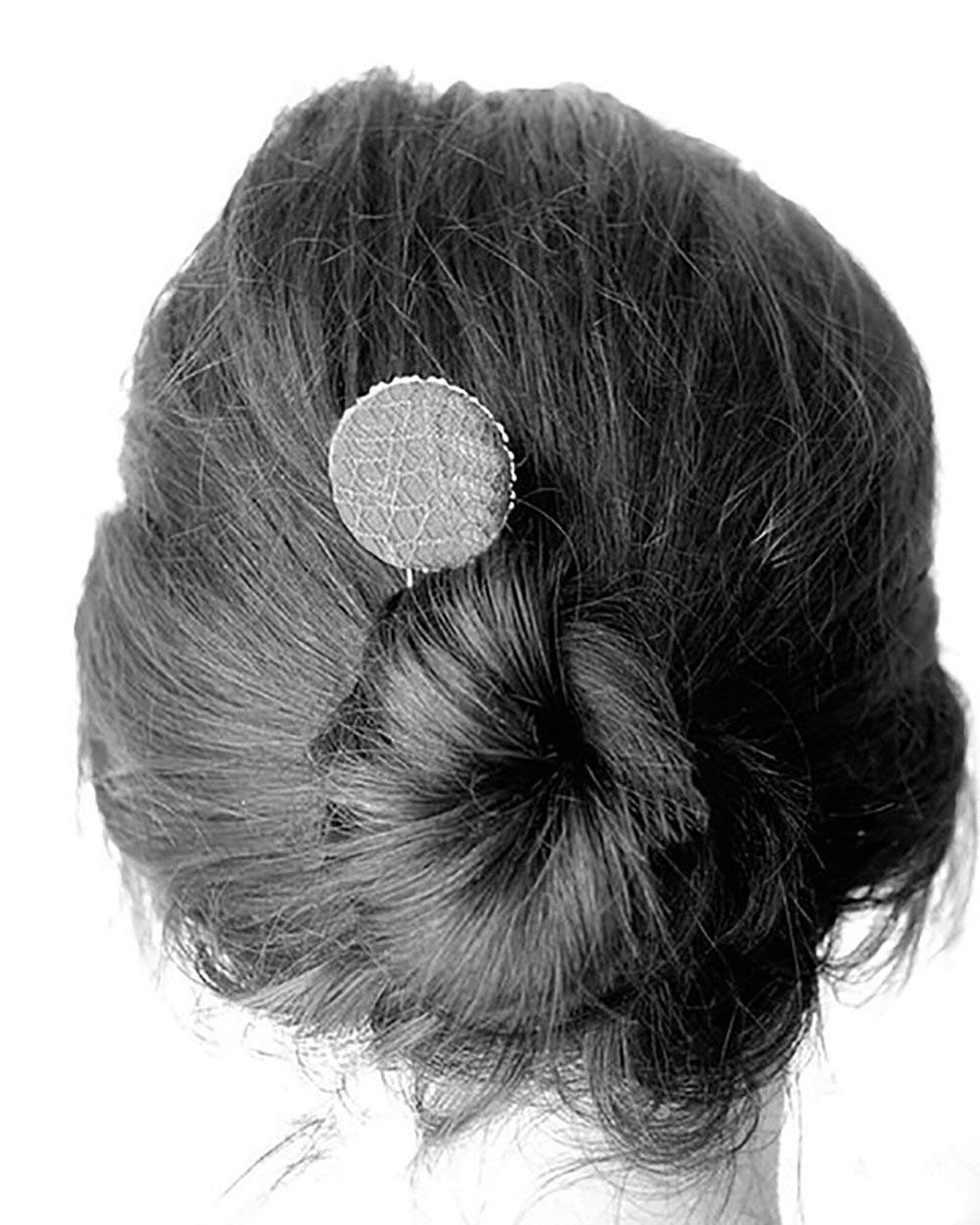 Bun Hair Fork Lace - Romantic hairstyle - Wedding Headpiece - C o c o F l o w e r