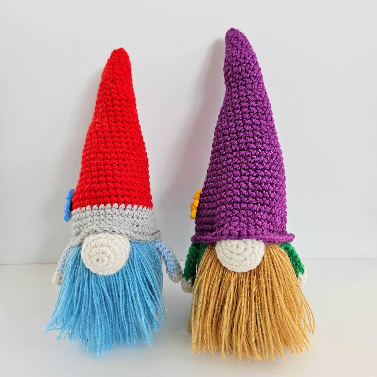 Handmade Crochet Nisse Gnome | Unique Scandinavian Tomte Ornament | Cozy Danish Holiday Decor