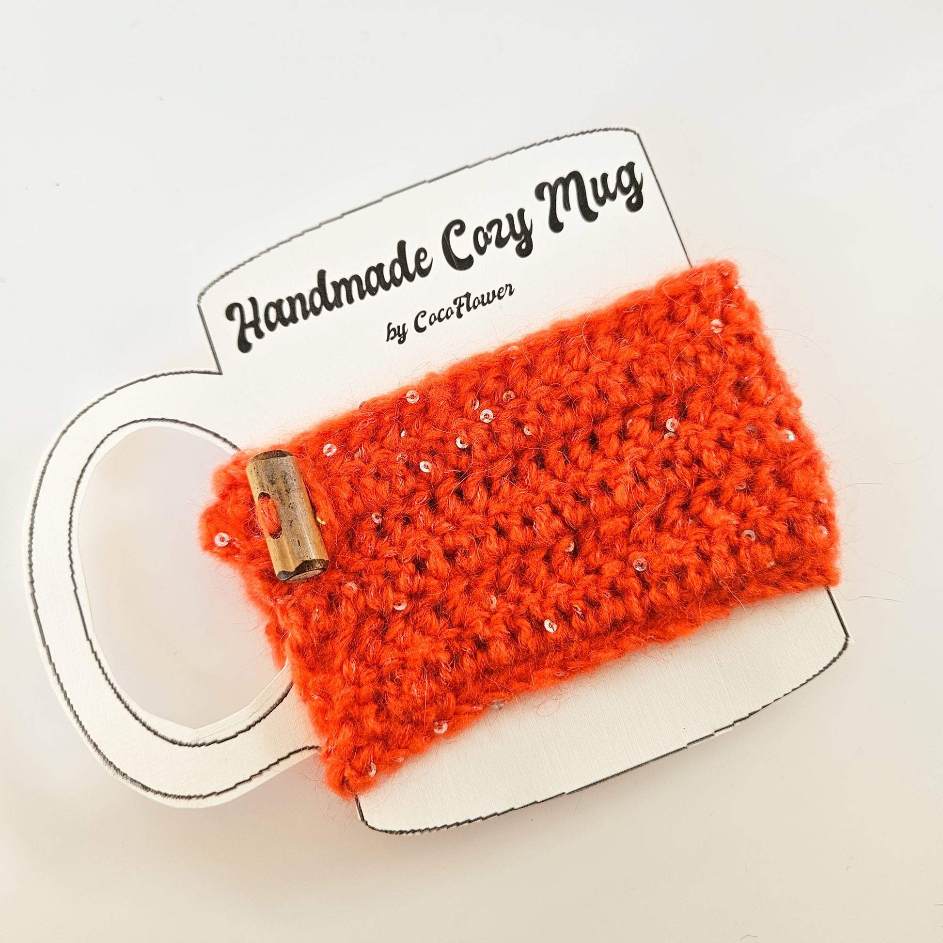 Cozy Mug - Handmade Crochet Cover - Coffee Tea decoration - Kitchen decor