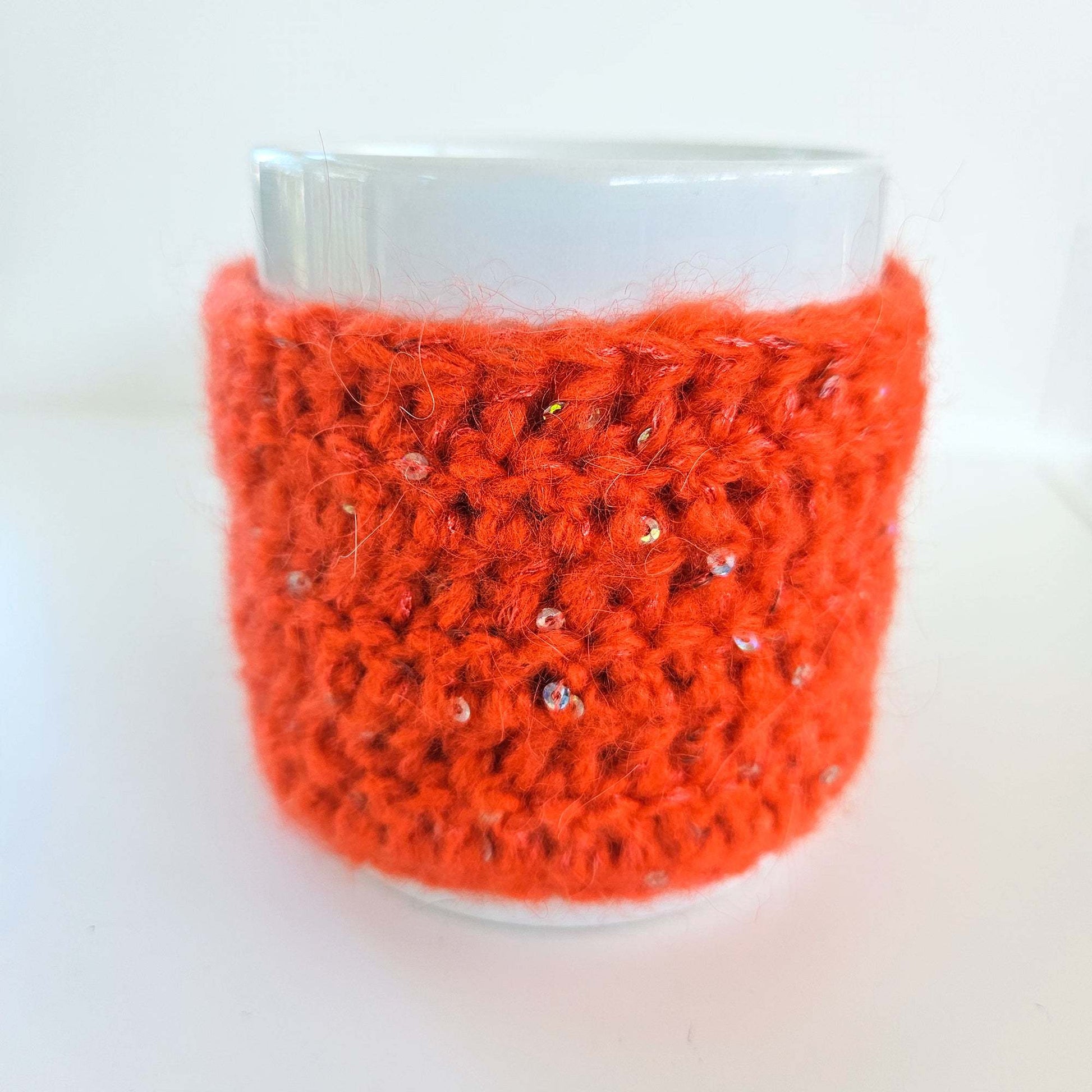 Cozy Mug - Handmade Crochet Cover - Coffee Tea decoration - Kitchen decor