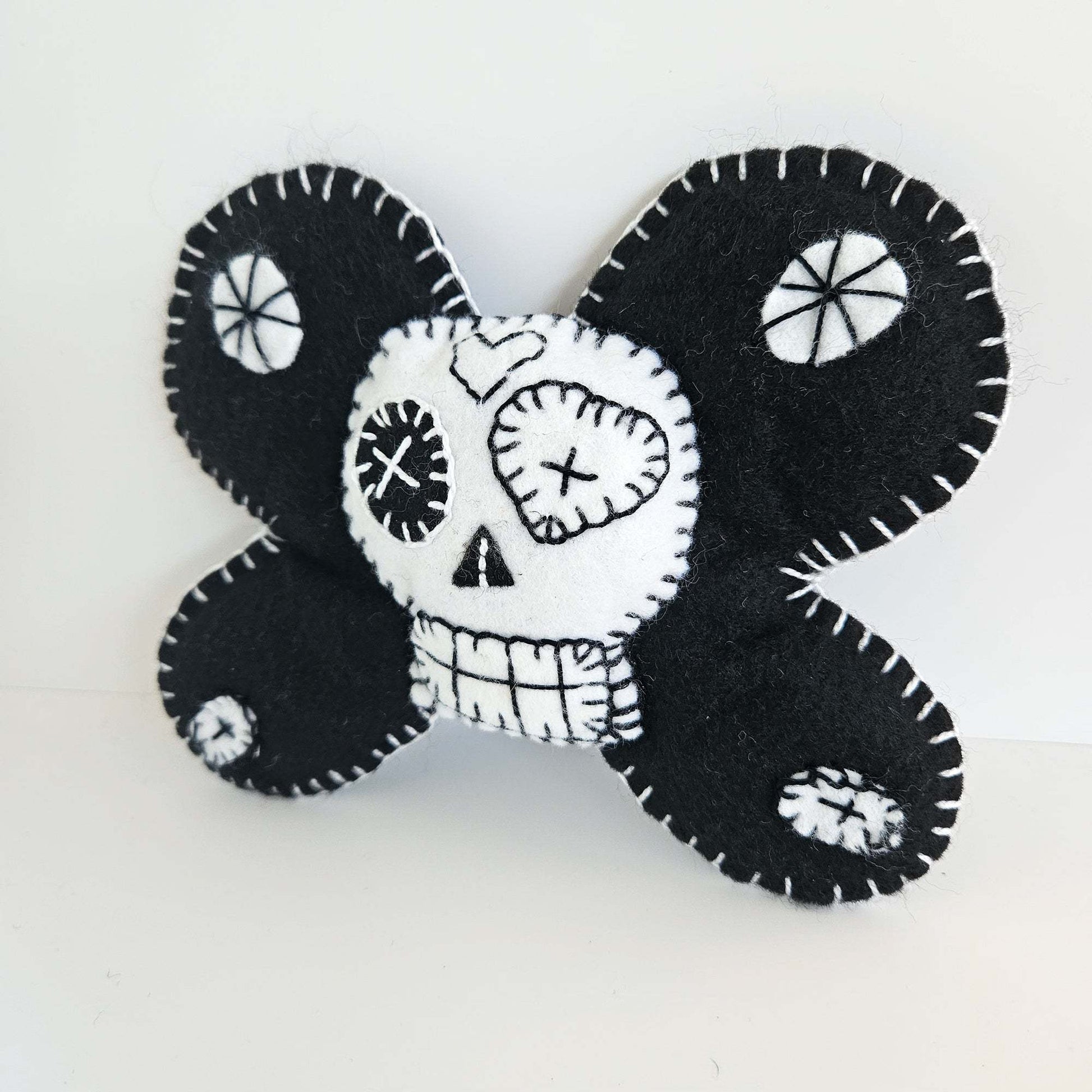 Sugar Skull Handmade Butterfly – Creepy Wall Decor by CocoFlower