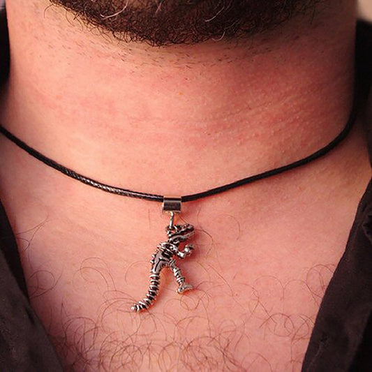 Roar into Style: Embrace the allure of the T-Rex necklace