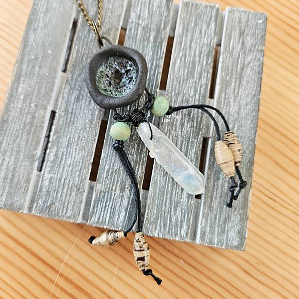 Rustic Charm meets Boho Chic: Limited Edition Gris-Gris Necklace