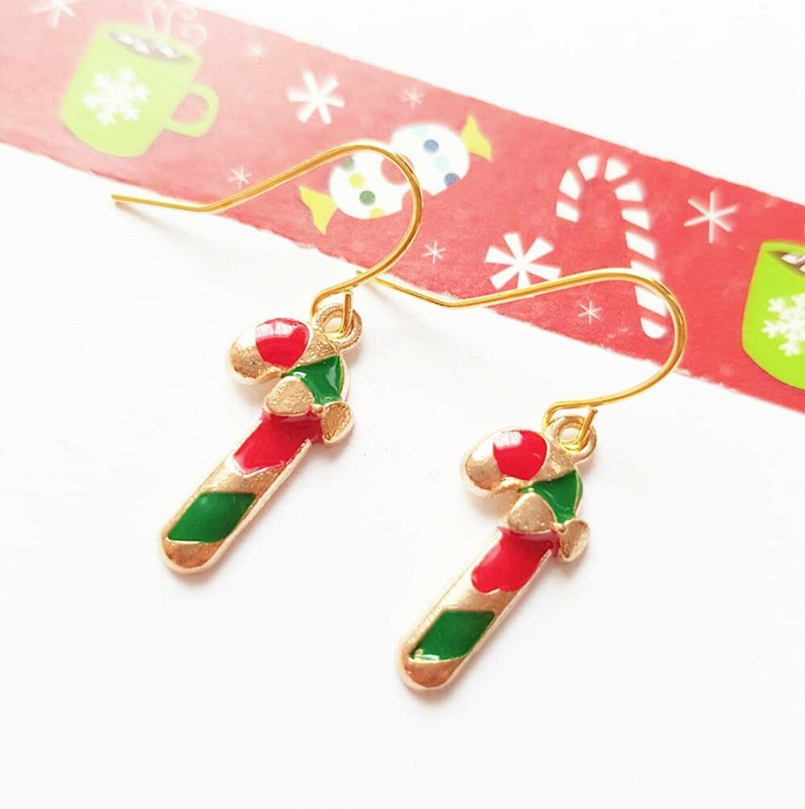 Christmas earrings