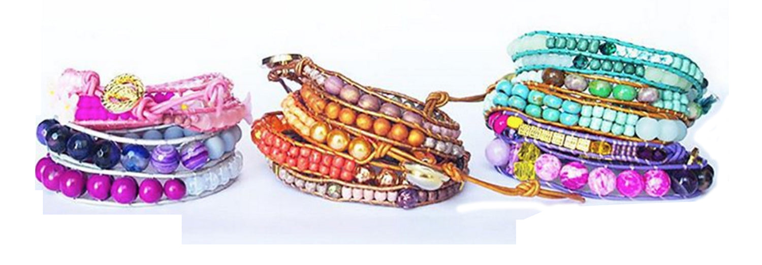 boho chic bracelets by cocoflower