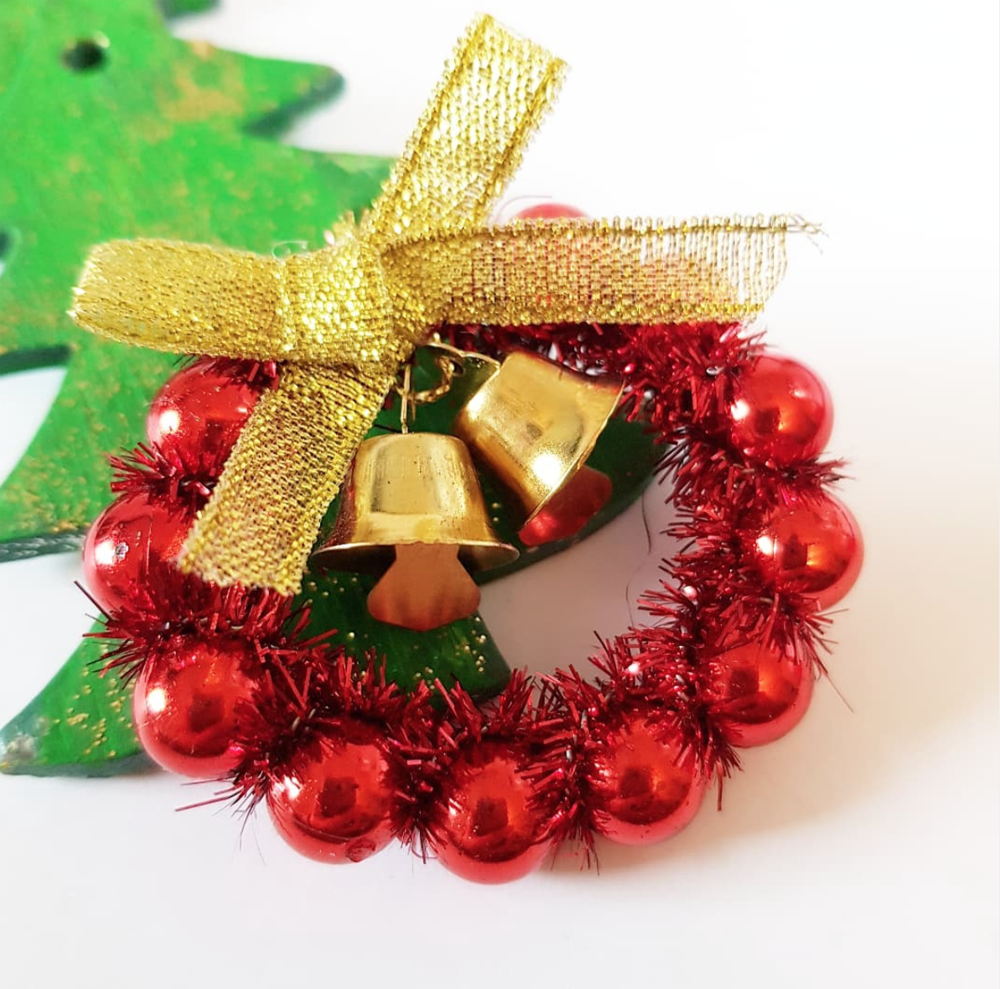 Christmas brooch handmade