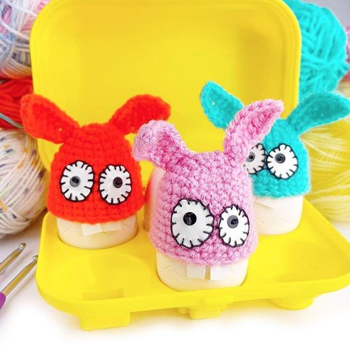Bunny Easter Cozy Egg Cover - COCOFLOWER Kunstlegetøj - Sjov boligindretning - Neon orange, pink eller turkis