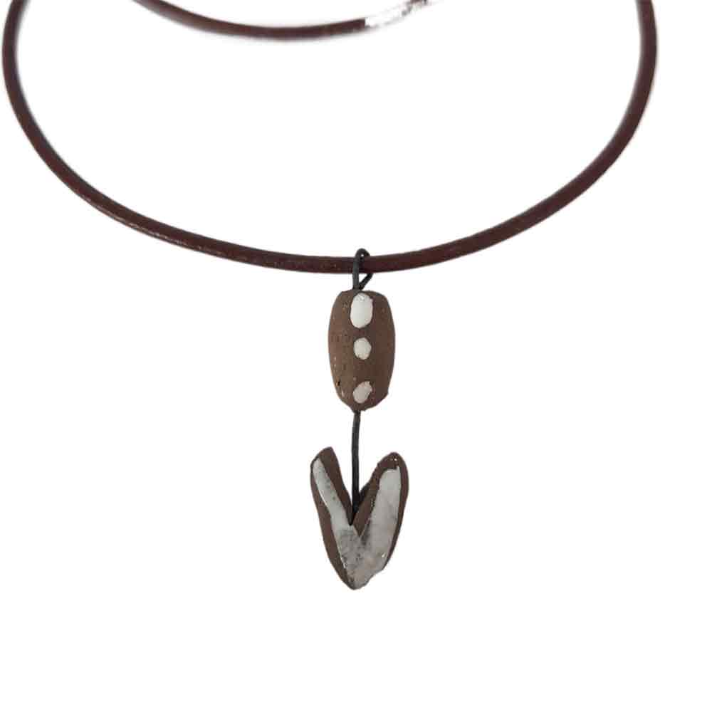 Tribal Arrow Pendant Cord Necklace - Men Unisex jewelry