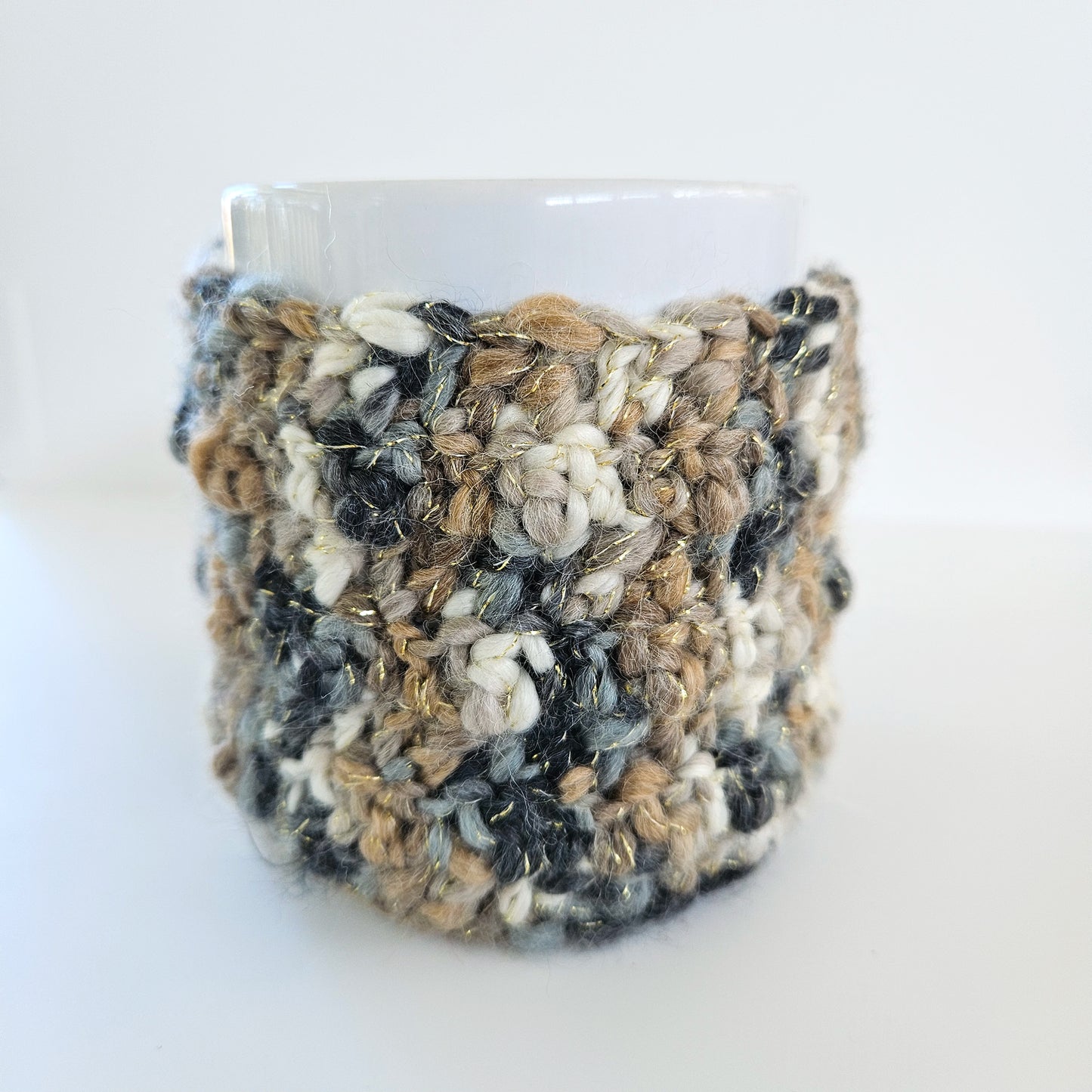 Mottled Brown Cozy Mug: Handcrafted Comfort