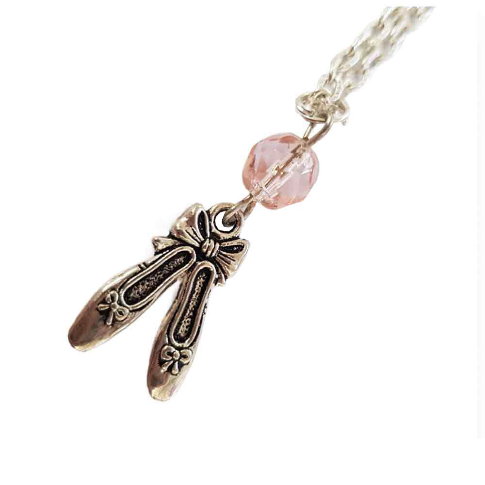 ballet shoes necklace - Danse Sleepers for Girl or Woman - Pink