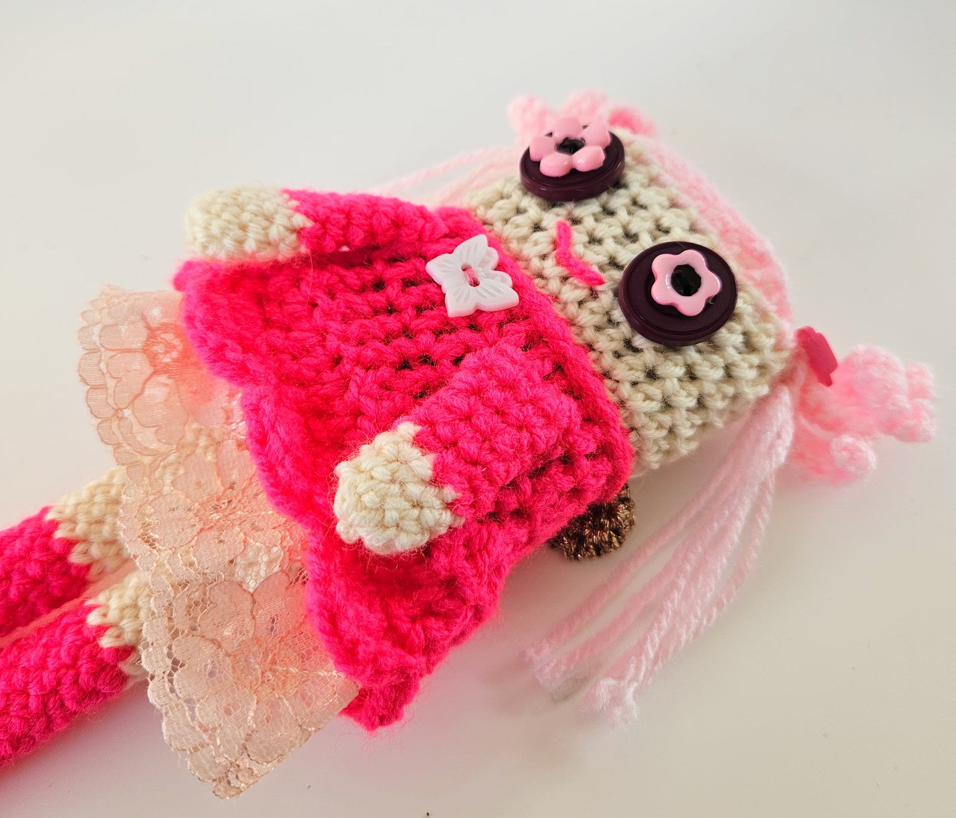 Pink Fairy Doll Tissue Case