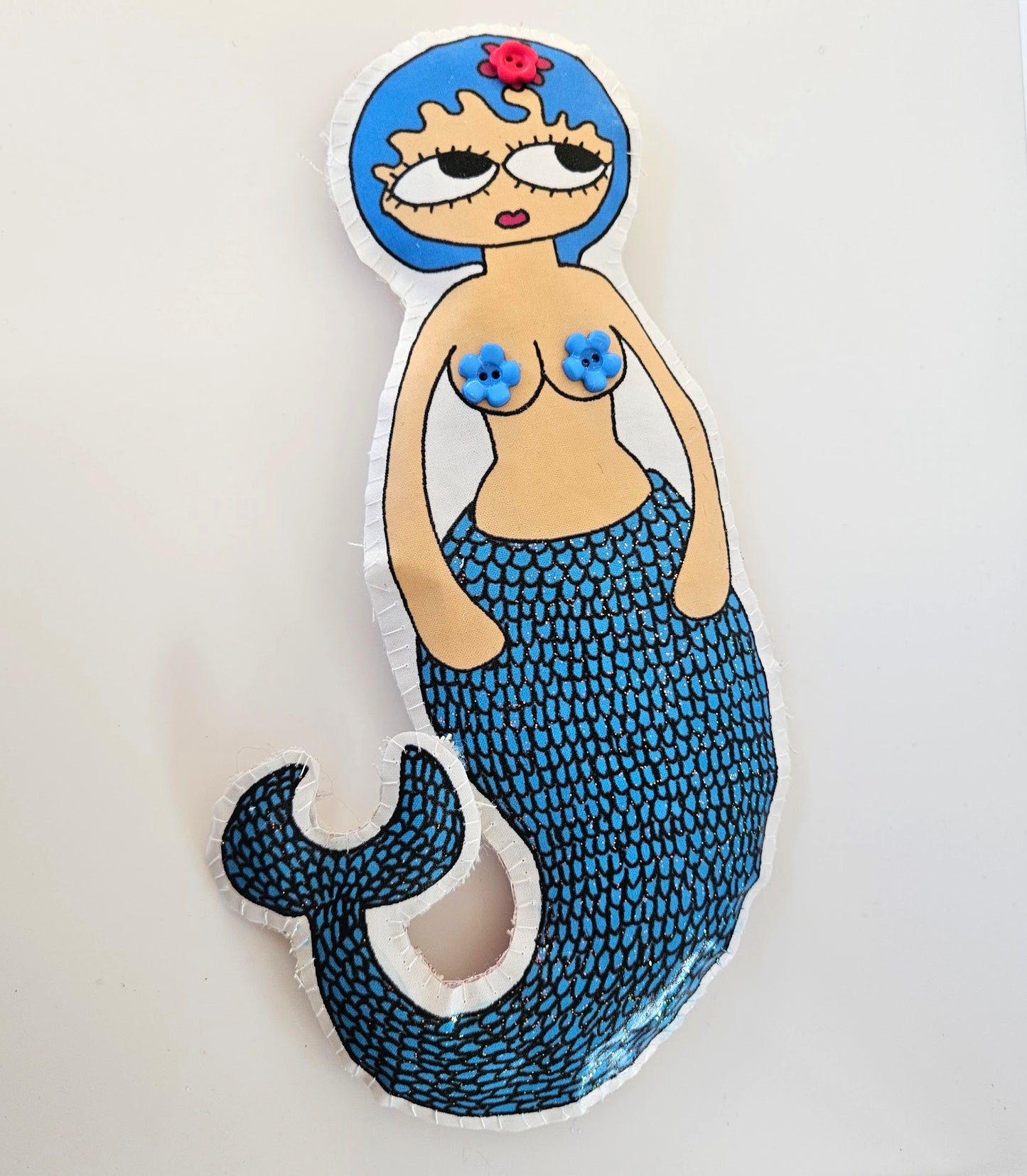 Art doll : Mermaid - Decorative Collectible!