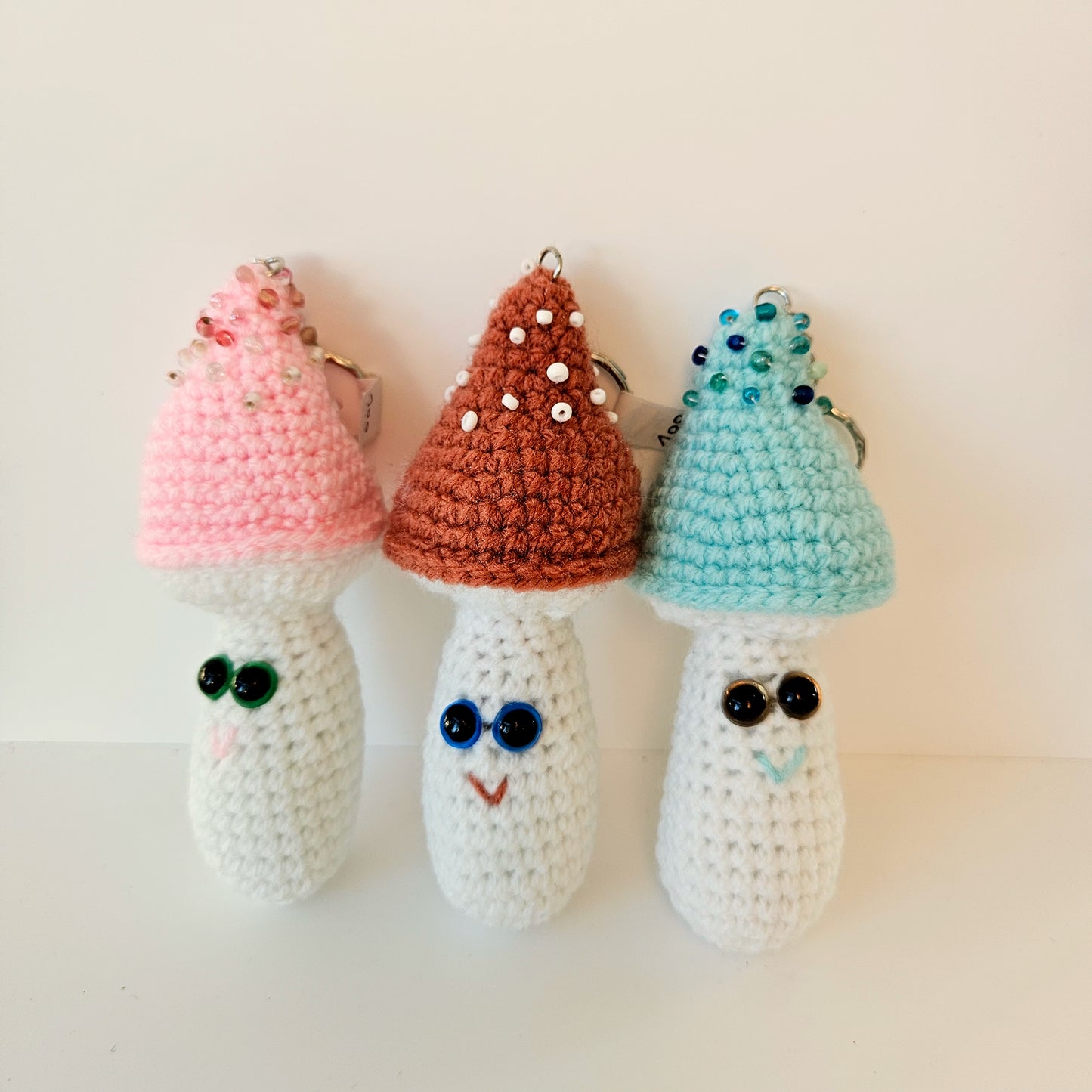 Cute Crochet Mushroom Keychain - Limited Edition