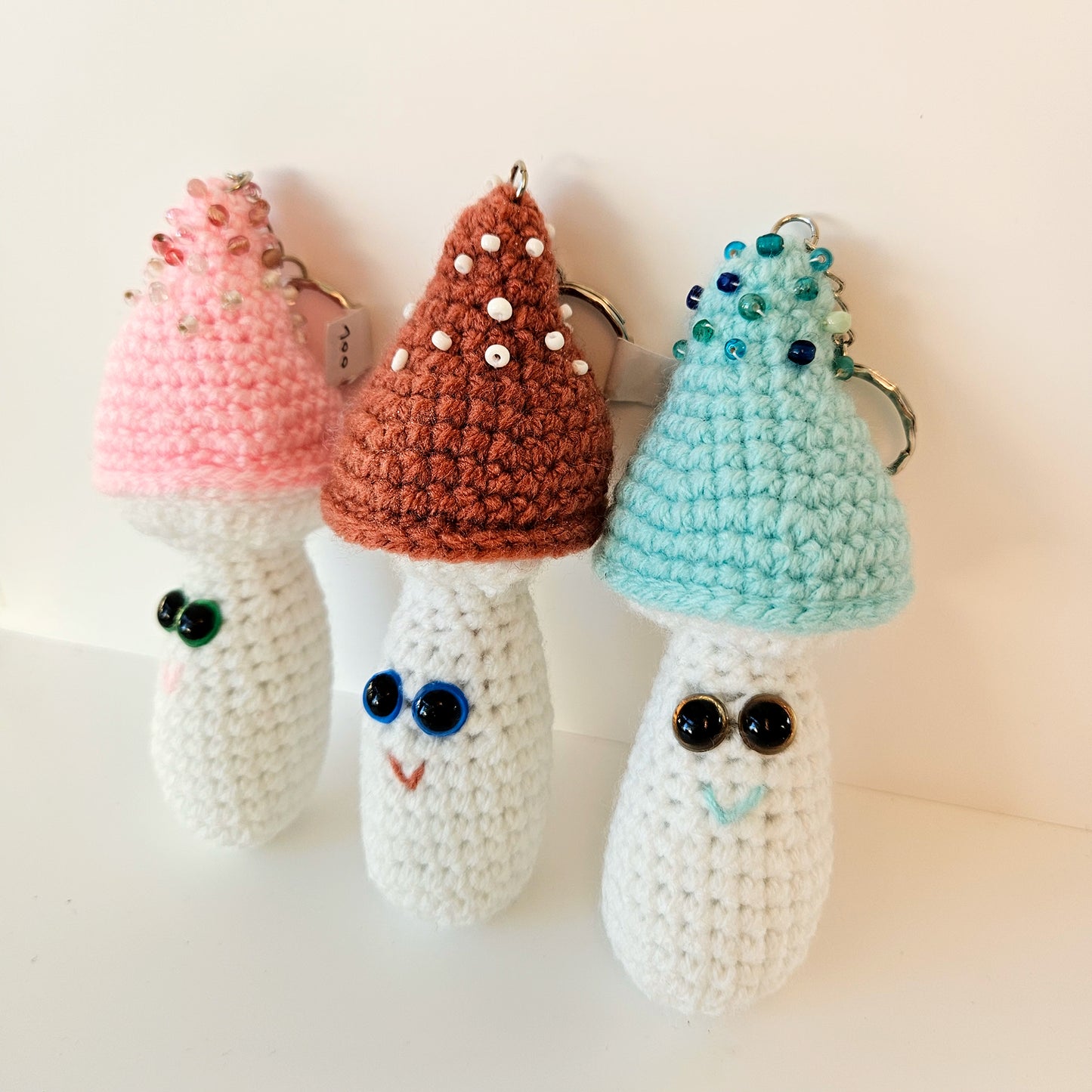 Cute Crochet Mushroom Keychain - Limited Edition