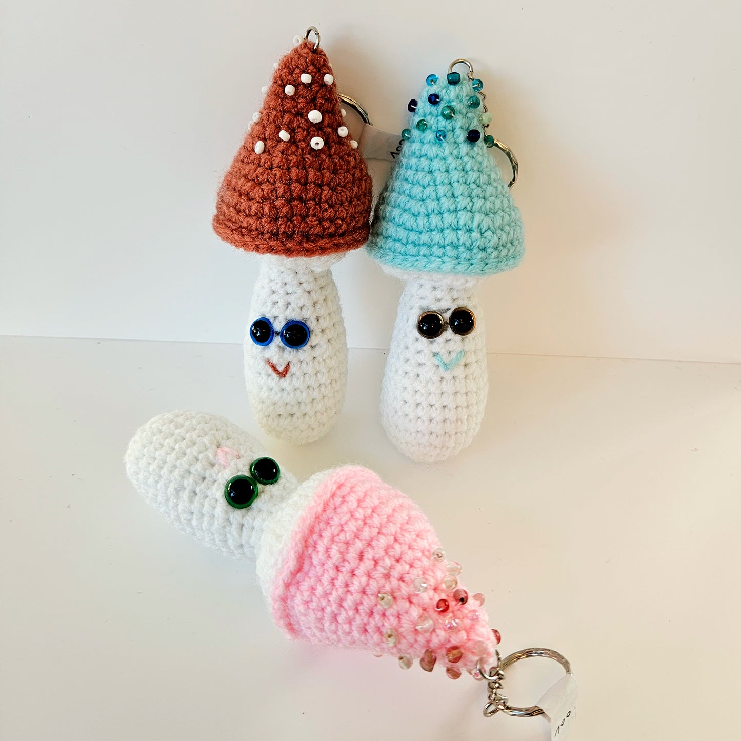 Cute Crochet Mushroom Keychain - Limited Edition