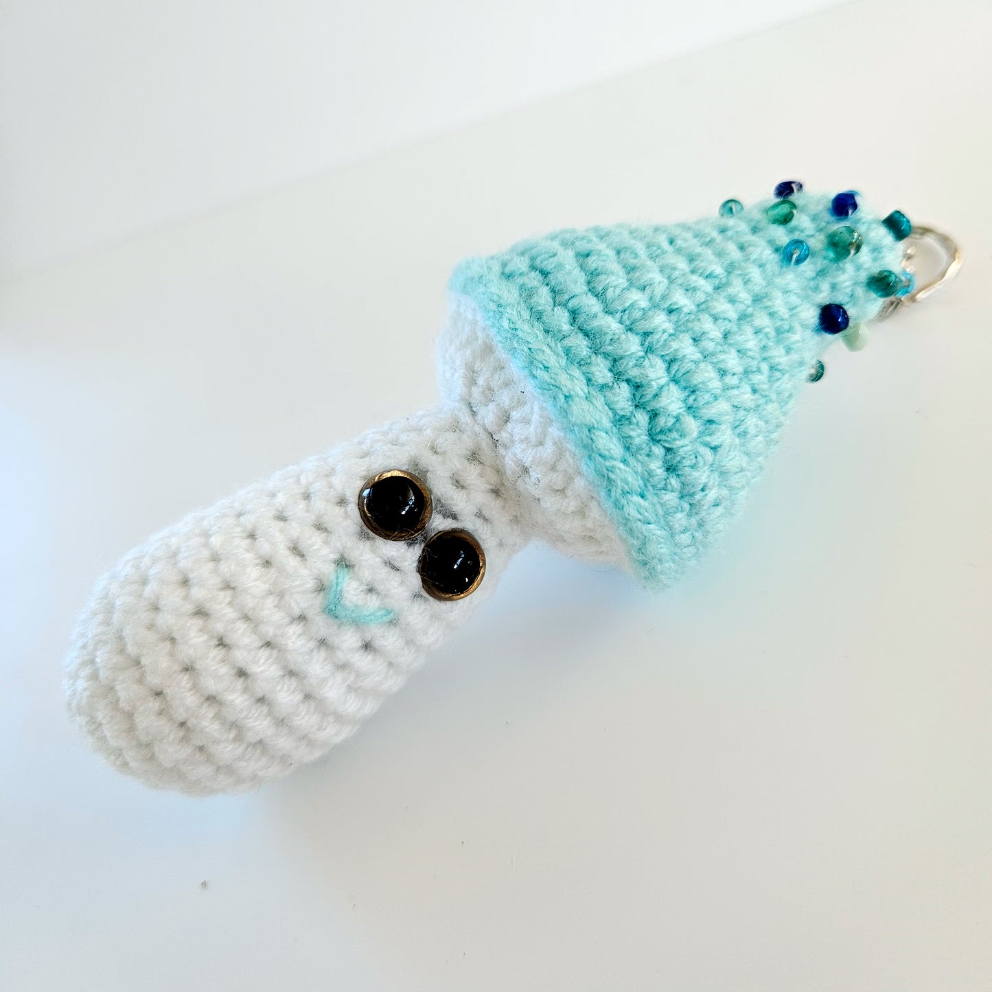 Cute Crochet Mushroom Keychain - Limited Edition