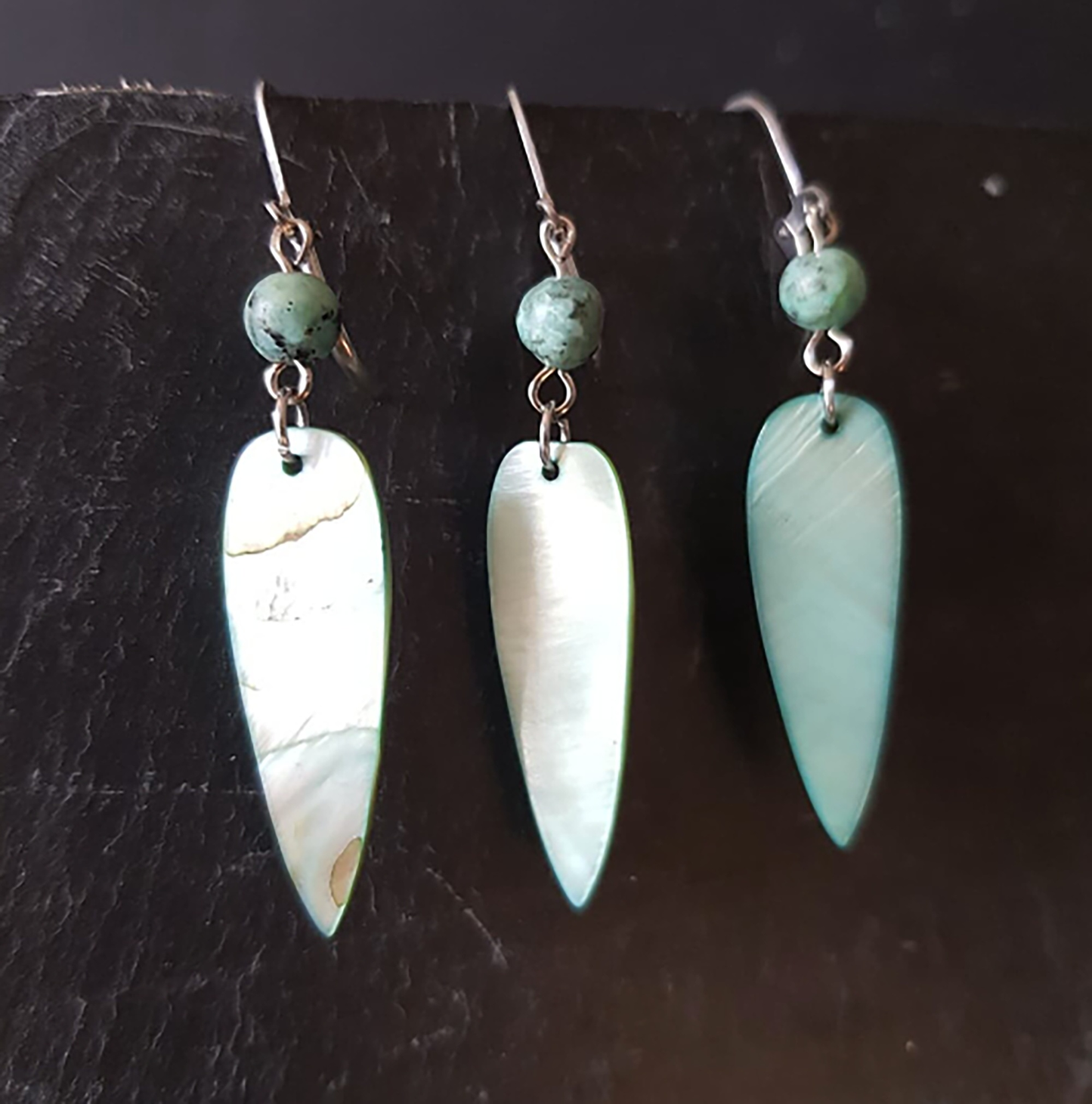 turquoise earring- Statement jewelry piece, single earring