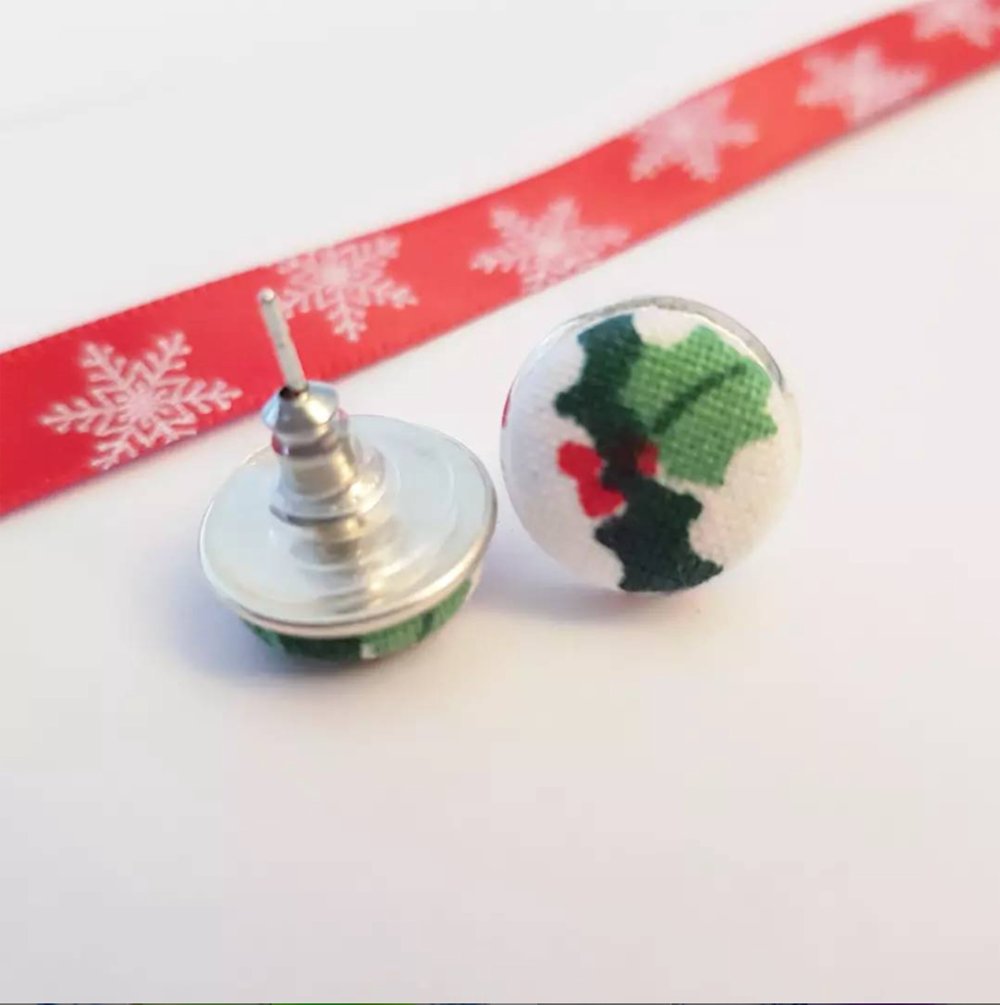 Christmas stud earrings, Cute stocking stuffer