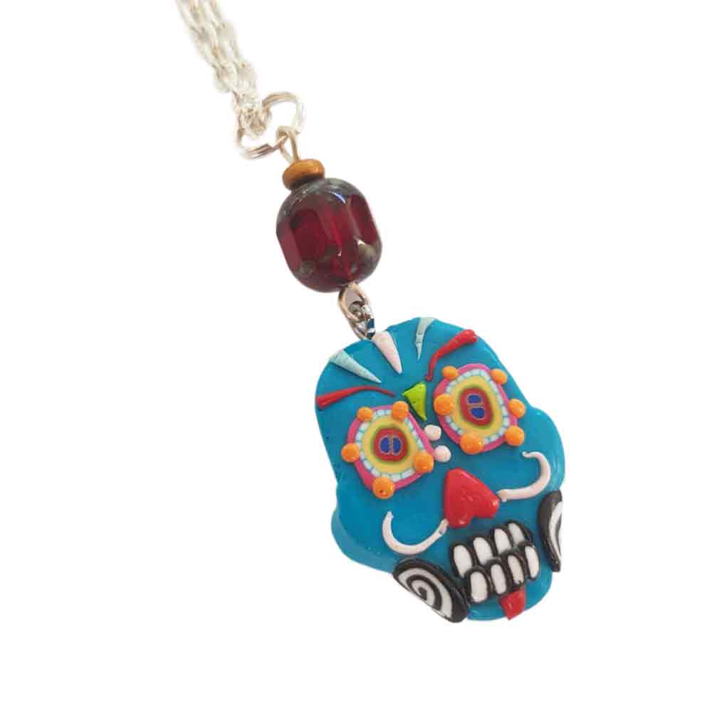 Halloween Necklace - Sugar Skull