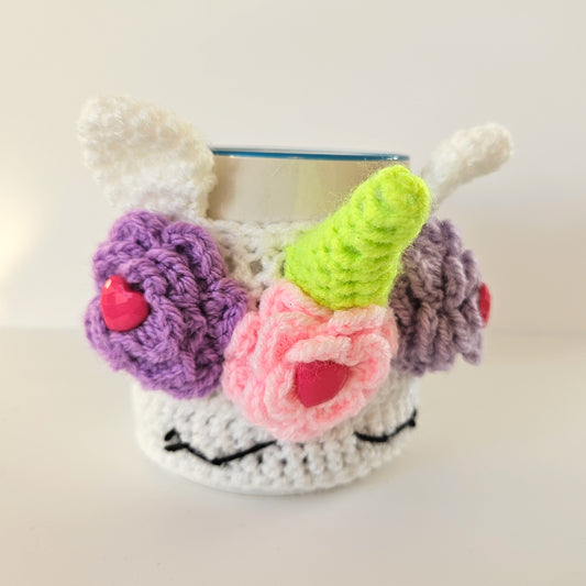 Einhorn Tassenwärmer - Kawaii Kaffeetasse Tee Dekoration