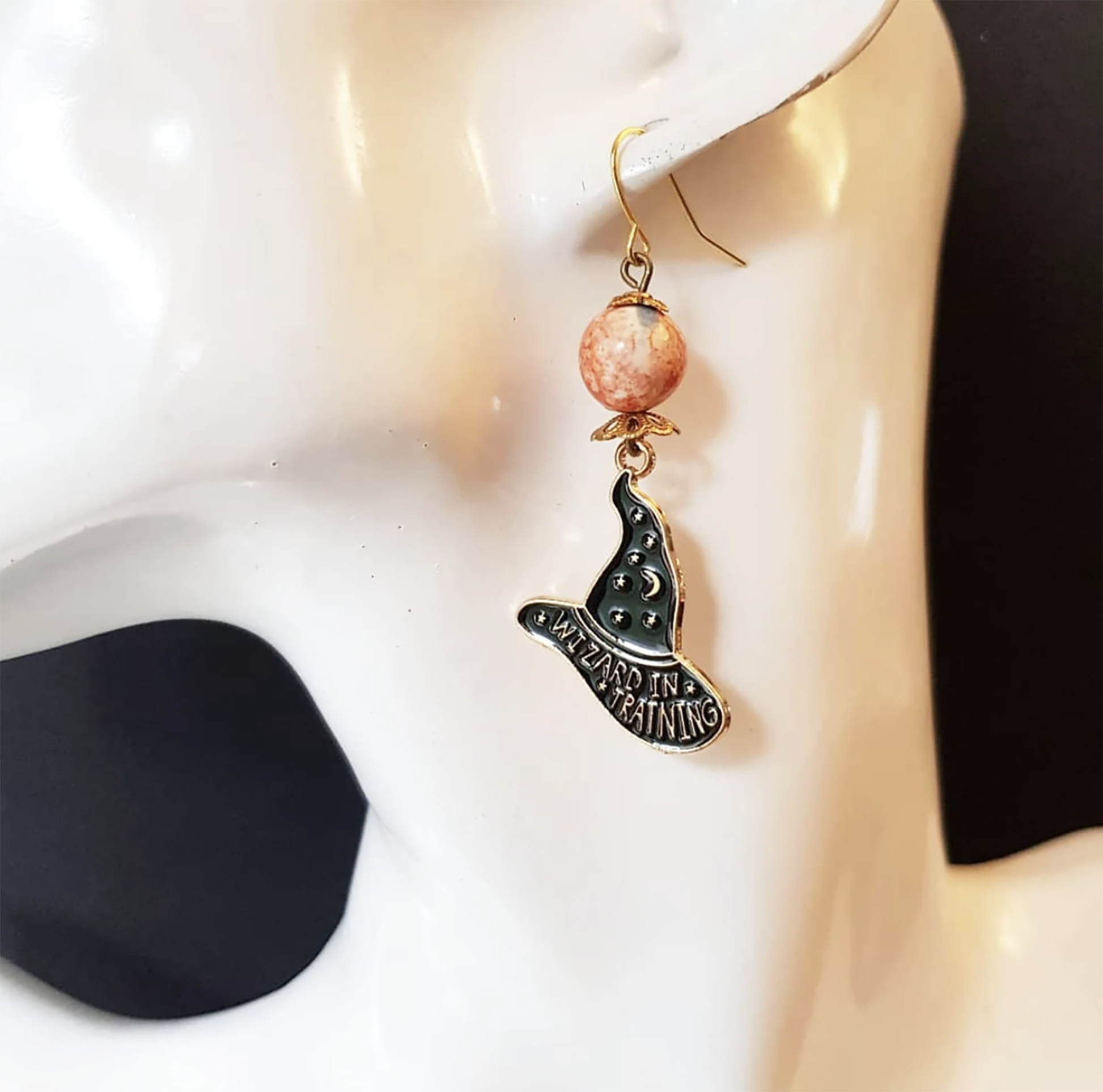 Add a Touch of Magic to Your Look with These Witch Hat Earrings